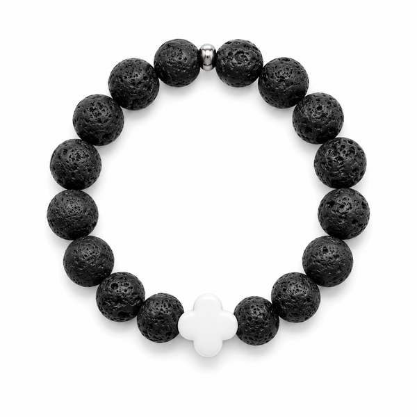Ebony Clovers Bracelet