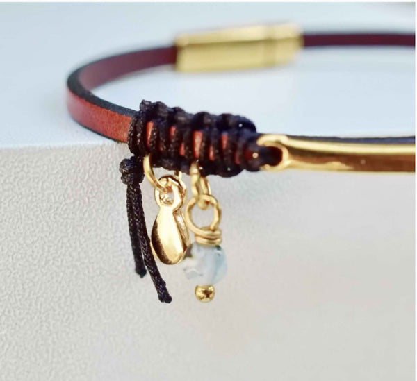 Java Leather Bracelet